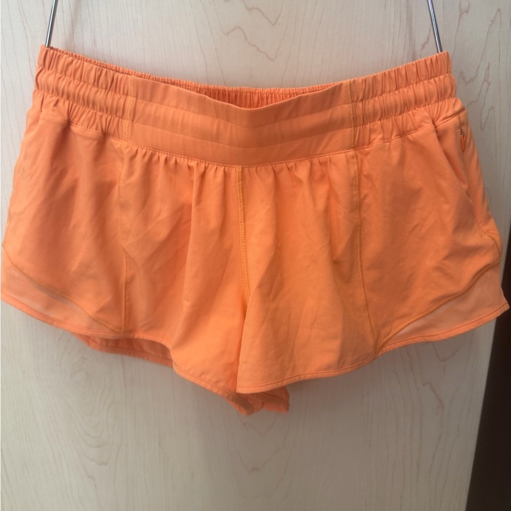 Orange lululemon Women's Shorts